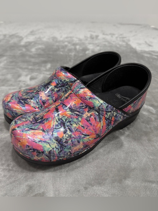 Dansko Shoes - Dansko Clogs Women's 40 EU / 10 US Professional Color Blast Floral Nursing Shoes